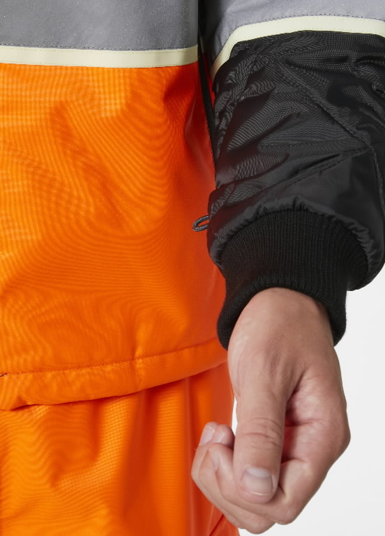 Jacket padding vest Uc-Me zip in, hi-viz CL2, orange-black 2XL 2.