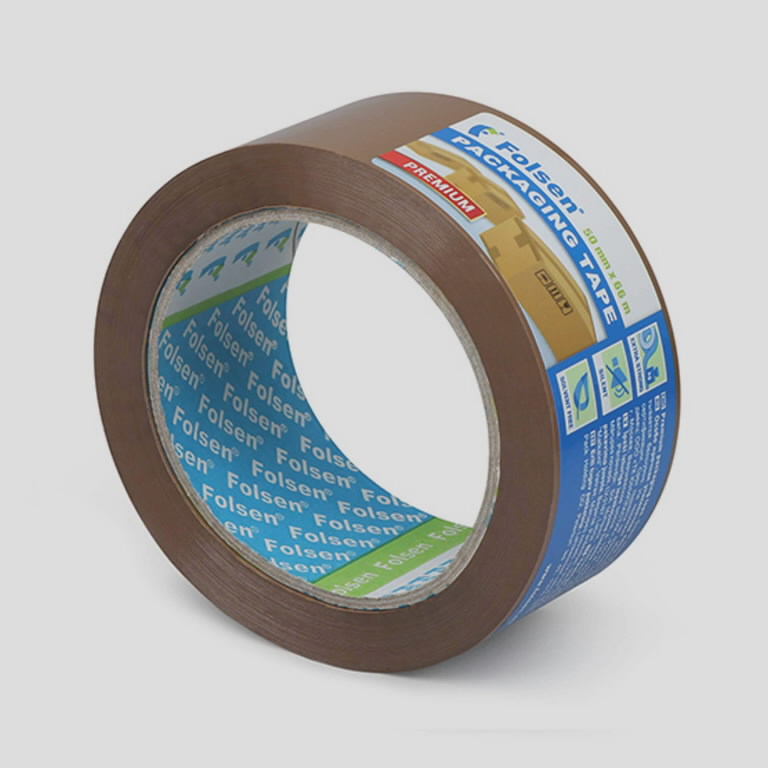Pakketeip pruun PREMIUM 32my 50mmx66m, Folsen