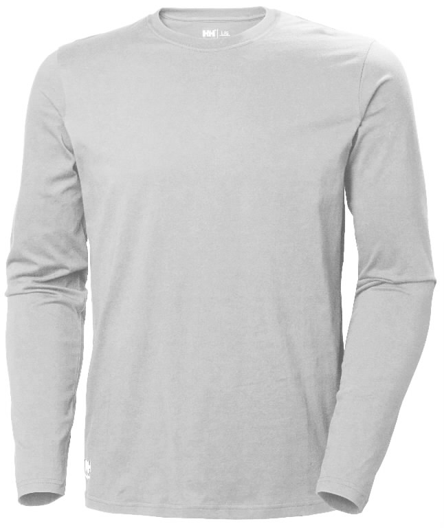 T-shirt HHWW Classic long sleev, white XS