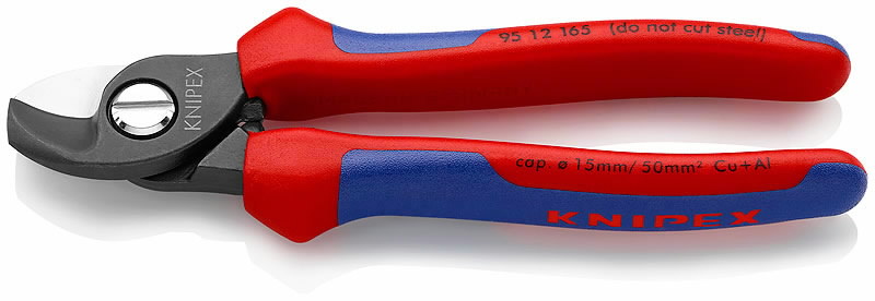 ножницы для резки кабеля -15мм 165мм рукоятка Comfort, KNIPEX