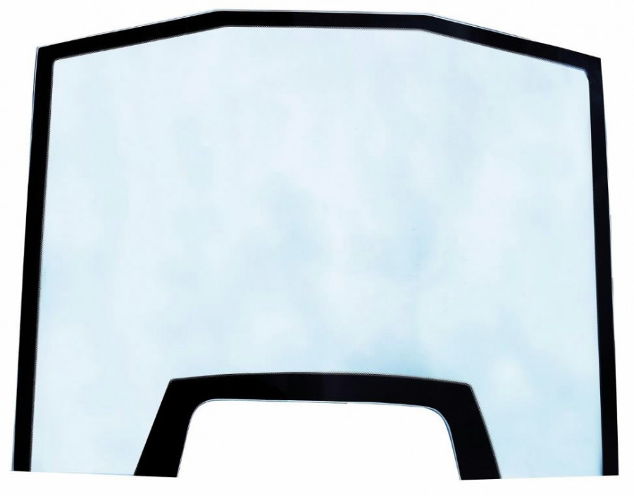 Doorglass, left side, upper, VOLVO backhoe 