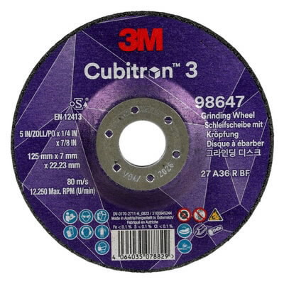 Lihvketas Cubitron 3 125x7/22,23mm, 3M