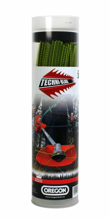 TECHNI-BLADE 4,0MM X 26CM, 155 KPL PUNAINEN, Oregon