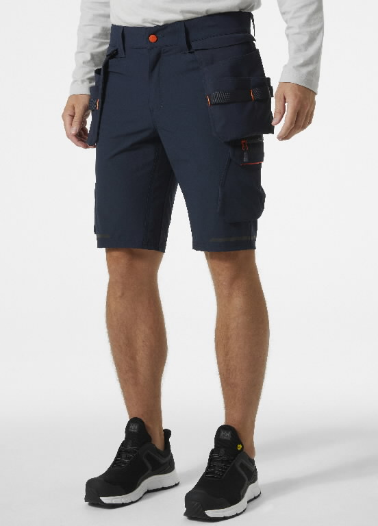 Service shorts with hanging puckets Kesnington, navy C44 5.
