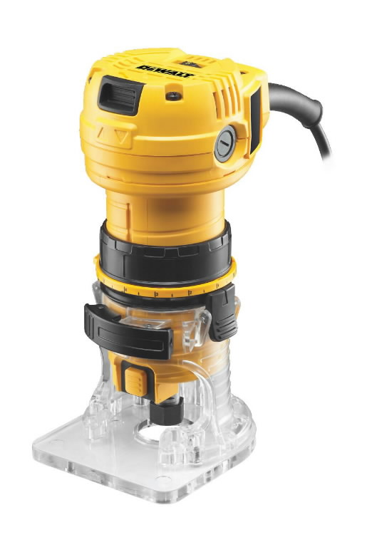 Lamināta trimmeris DWE6005, 6 mm uzmava, DeWalt
