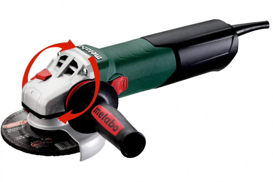 Angle grinder WEA 17-125 Quick, with autobalancer, Metabo