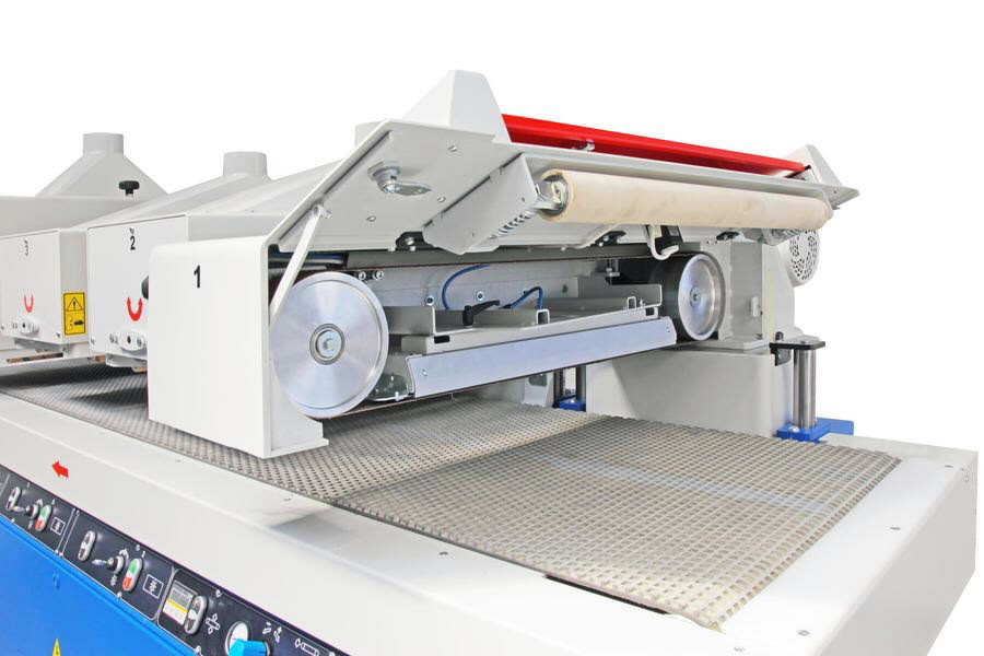 Cross belt unit Q - sanding belt 1