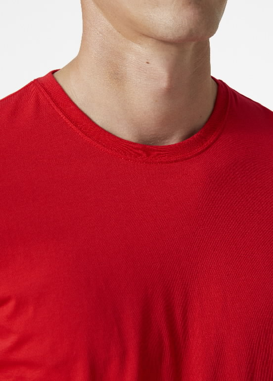T-shirt HHWW Classic long sleev, red S 4.