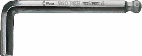 L-key HEX 950 PKS 2.5 синяя63, WERA