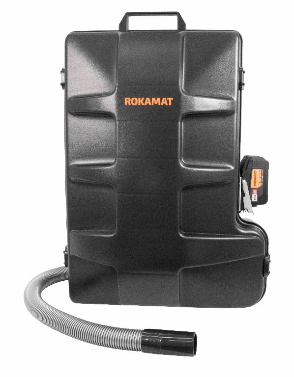 Cordless rucksack vacuum cleaner RVC-L C carcass CAS, Rokamat