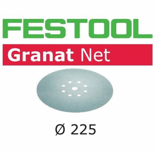 Шлифовальный диск на липучке Velcro Granat 48 отверстий 25шт 225mm P320, FESTOOL