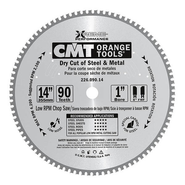 Pjovimo diskas metalui 355x2,2/30mm Z90 8°FWF 2.