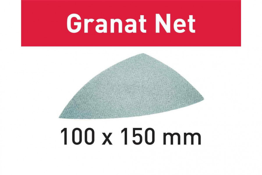 Abrasive mesh GRANAT Net 100x150mm, P150 - 50pcs, Festool