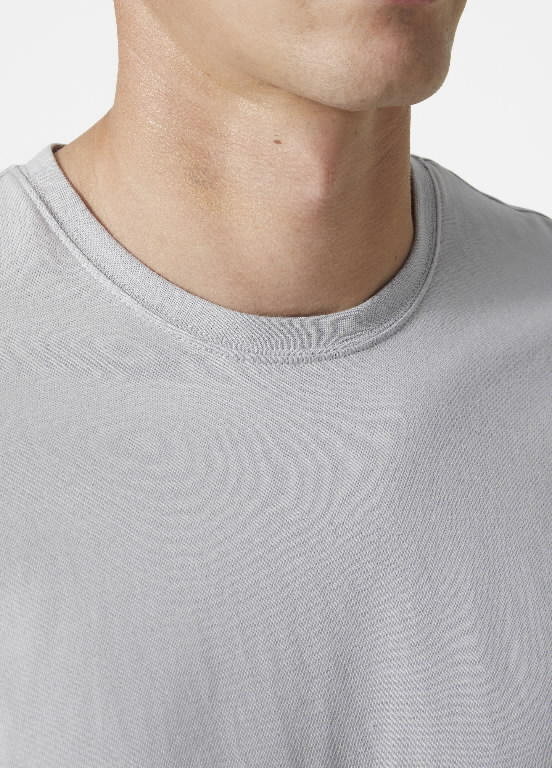 T-shirt HHWW Classic long sleev, light grey XL 4.