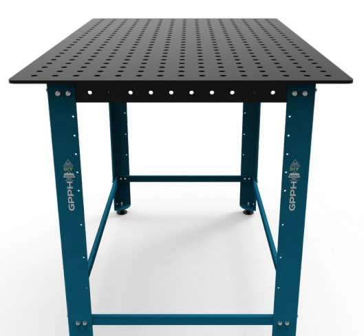 Welding table 1200x800mm, steel, capacity 500kg (holes 16mm) 1