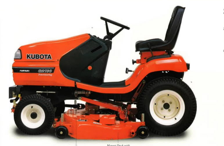 Vejos traktorius  Kubota G2160E  3.