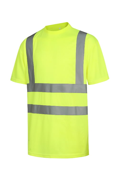 T-paita Hvmg huomioväri CL2, keltainen 2XL, Pesso