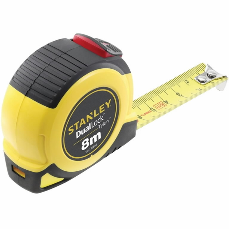 Tape measure Class II DUAL LOCK autolock 8m x 25mm, Stanley