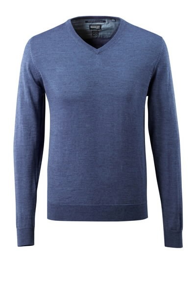 Megztas džemperis, su merino vilna, blue-flecked XL