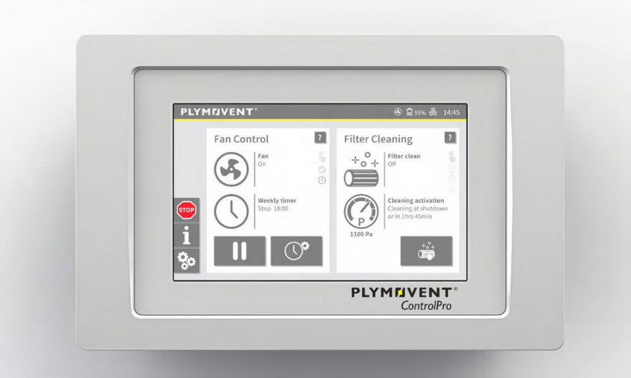 Mētināšanas dūmu filtrācijas sistēma Diluter Pro, Plymovent 5.