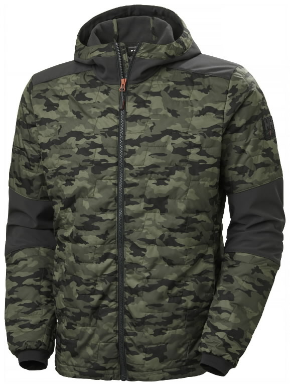 Jacket hooded Kensington Lifaloft, Camo L, Helly Hansen WorkWear Jackets