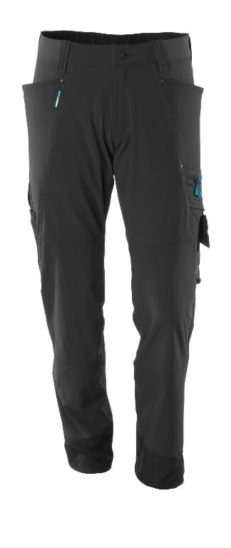 Trousers 4-way strech, lightweight, Advanced 17279, black 76C49, Mascot