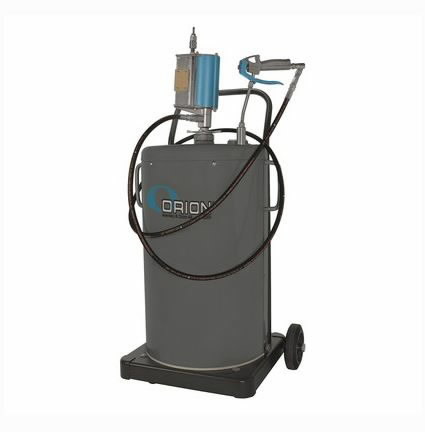 De-Luxe mobile grease pump for 50kg drums 
