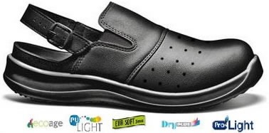 Darbiniai sandalai Clima, juoda, SB  SRC 36