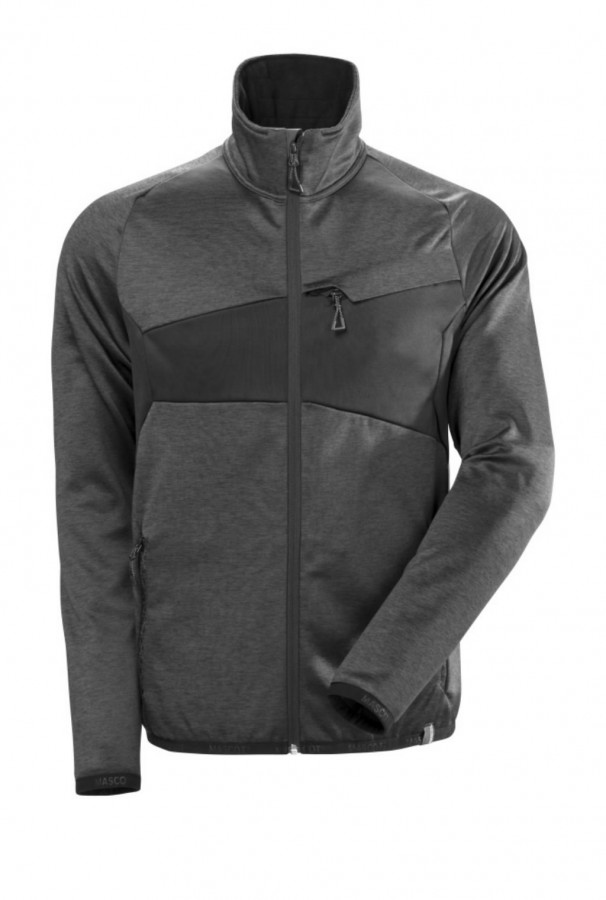 Flīsa jaka Accelerate, tumši pelēka, 5XL, Mascot