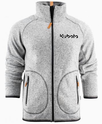 Fleece jacket, grey KUBOTA S