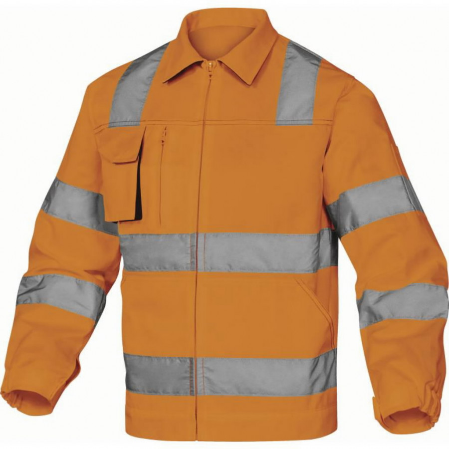 Work jacket M2vhv High visibility CL2, orange XL