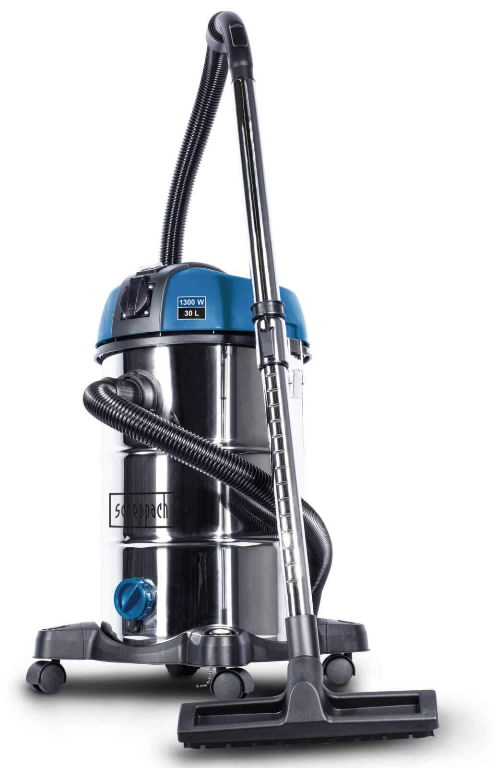 Wet & dry vacuum cleaner NTS30Premium, blower function, Scheppach 2.