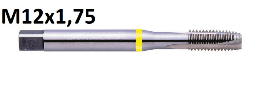 Sriegiklis M12x1,75 HSS-E B for through holes M12x1,75mm