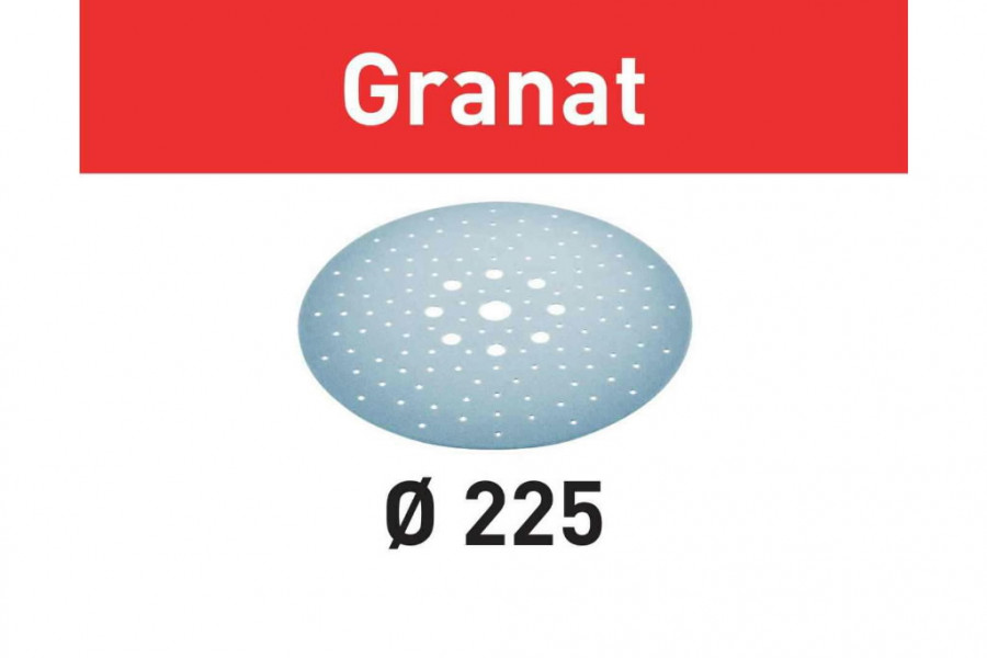 Sanding discs GRANAT / STF D225/128 / P180 / 25pcs, Festool