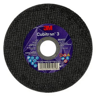 Pjovimo diskas Cubitron 3 T41 P60+ 125x1,3/22,23mm