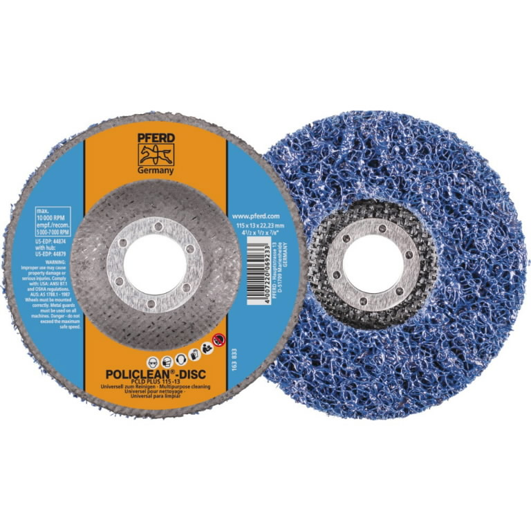 Cleaning disc Policlean PCLD Plus 115x13/22mm, Pferd
