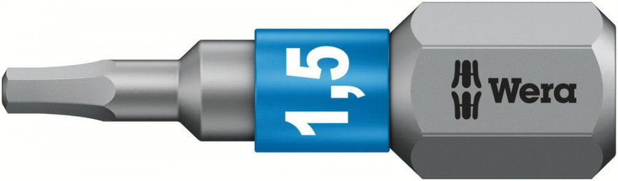 Uzgalis 1/4´´ 840/1 BTZ, HEX 1,5x25, Wera