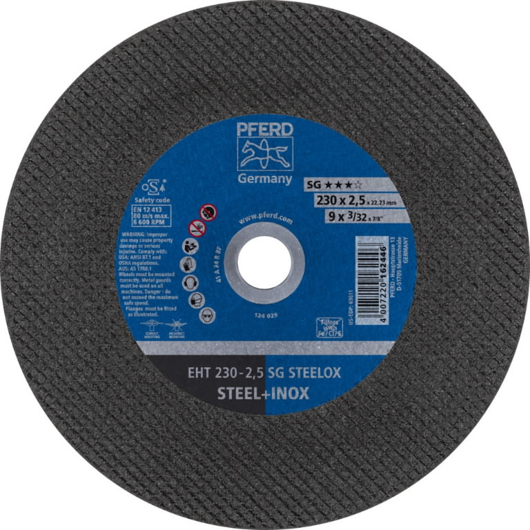 Cut-off wheel SG Steelox 230x2,5mm, Pferd