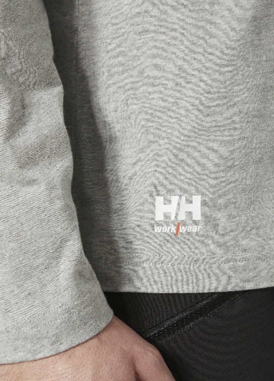 T-shirt HHWW Classic long sleev, grey 2XL 3.