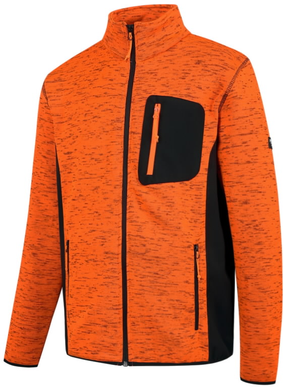 Džemperis didelio matomumo Florence, oranžinė/juoda XL