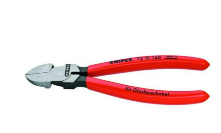 Külglõiketangid fiiberoptilise kaabli lõikamiseks 160mm, Knipex