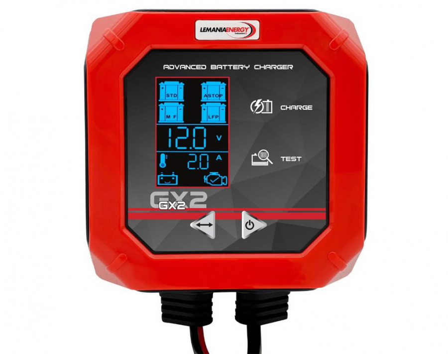 Gudrais akumulatora lādētājs GX2 12V/2A, Lemania