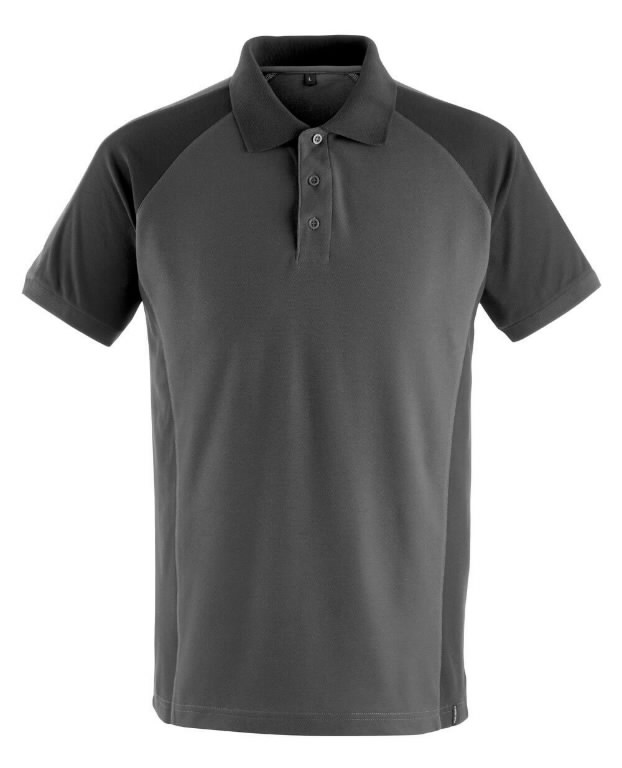 Polo marškinėliai Bottrop tamsus antracitas/juoda XL