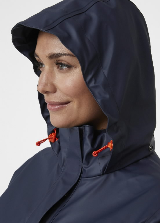 Rain jacket Luna women, navy S 3.