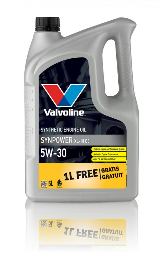 Motor Oil Synpower XL-III C3 5W30 4+1L, Valvoline - Passenger car fully  synthetic motor oils