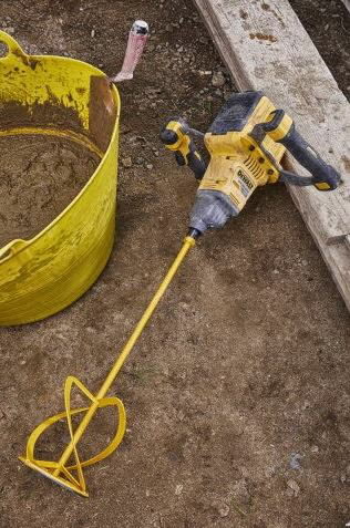 Cordless mixer DCD240X2, 54V 9,0 Ah, DeWalt Stokker- tools