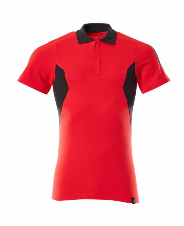 Polo marškinėliai Accelerate, traffic red/black L