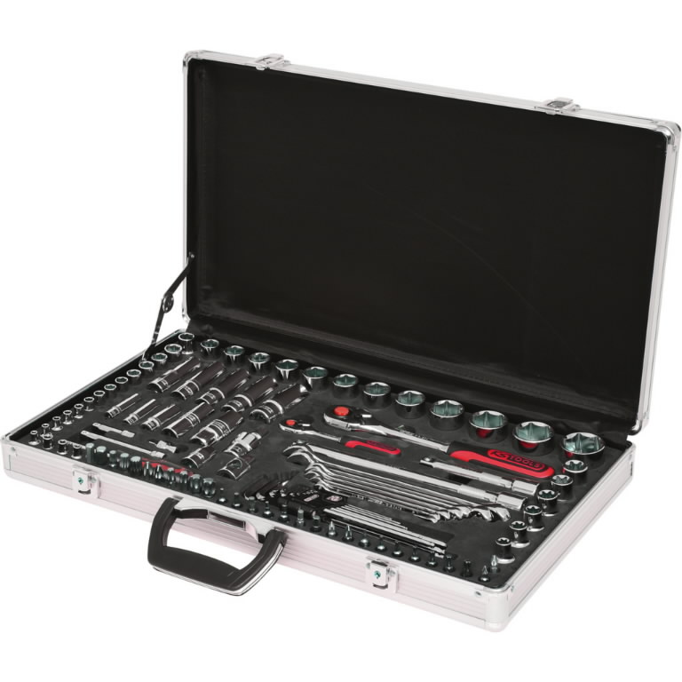 1/4"+1/2" CHROMEplus Socket set 102pcs, KS Tools