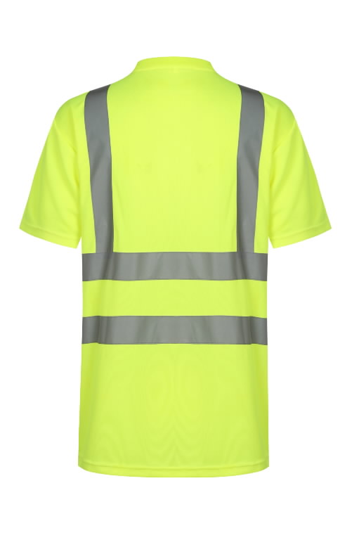 T-paita Hvmg huomioväri CL2, keltainen 2XL, Pesso 3.