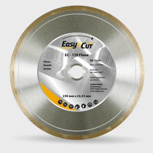 Алмазный диск для плитки EC-110 125/22,23 мм, CEDIMA